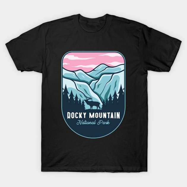 Rocky Mountain National Park T-Shirt by Mark Studio